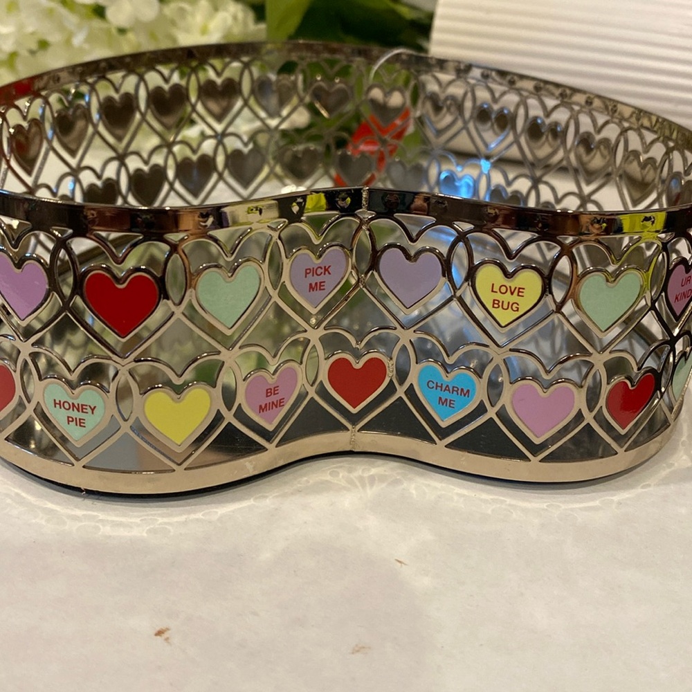 “Sweethearts” BBW Heart Shaped Mirror Body Care Trays-2  & Lip Oils Bundle - Picture 6 of 12